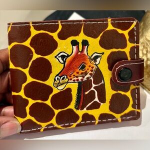 Giraffe Print Men’s Wallet